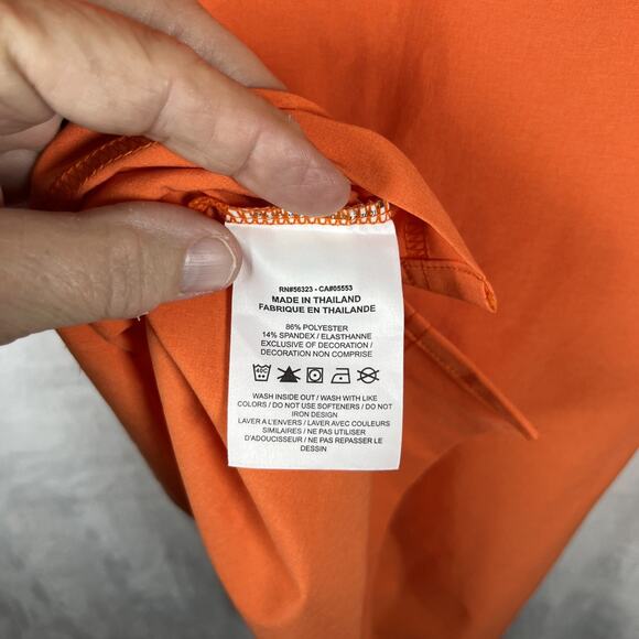 Florida Gators Nike Crable Polo Mens Small Coaches Orange Snap On-Field Dri Fit - Picture 10 of 11